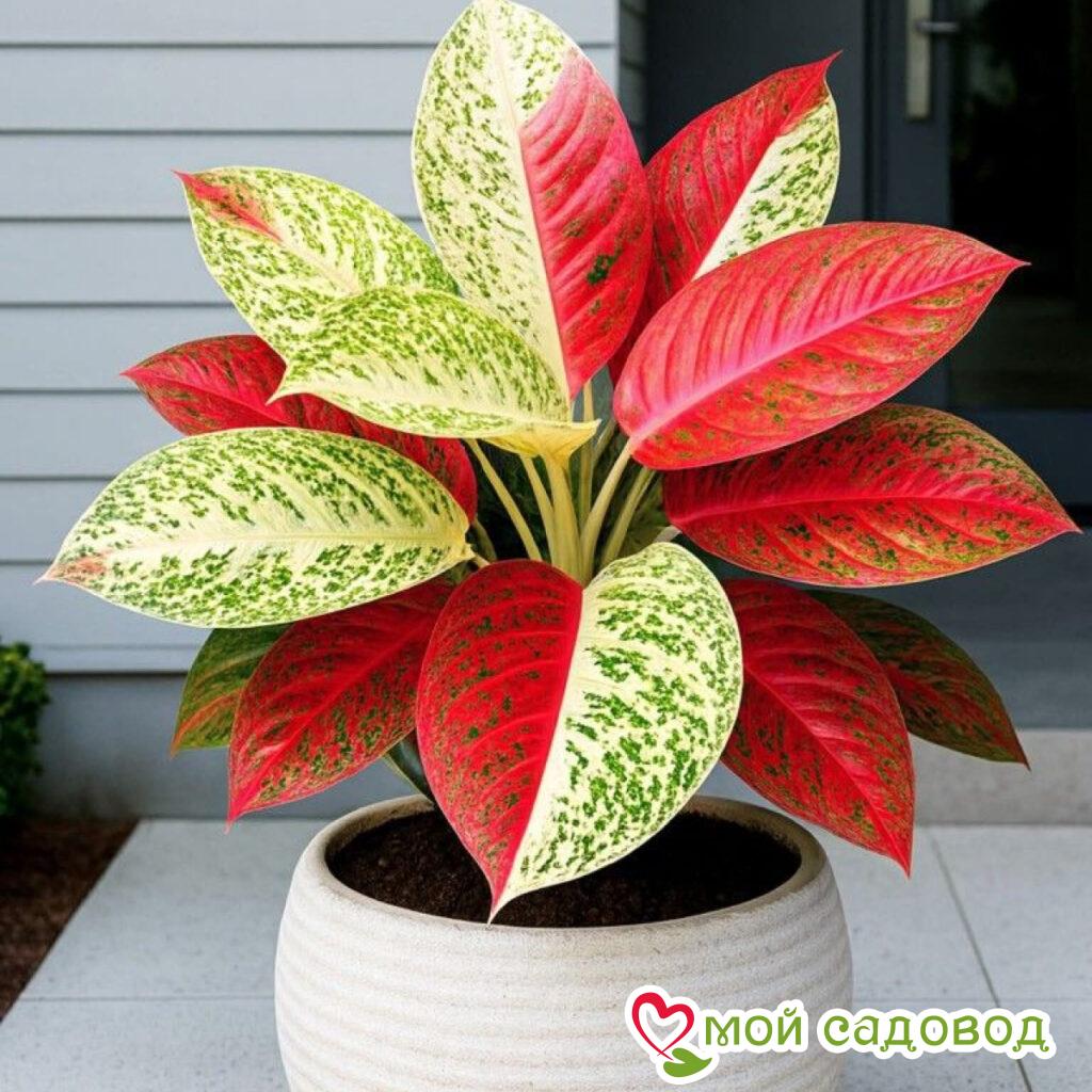 Хоста Ред Энд Грин