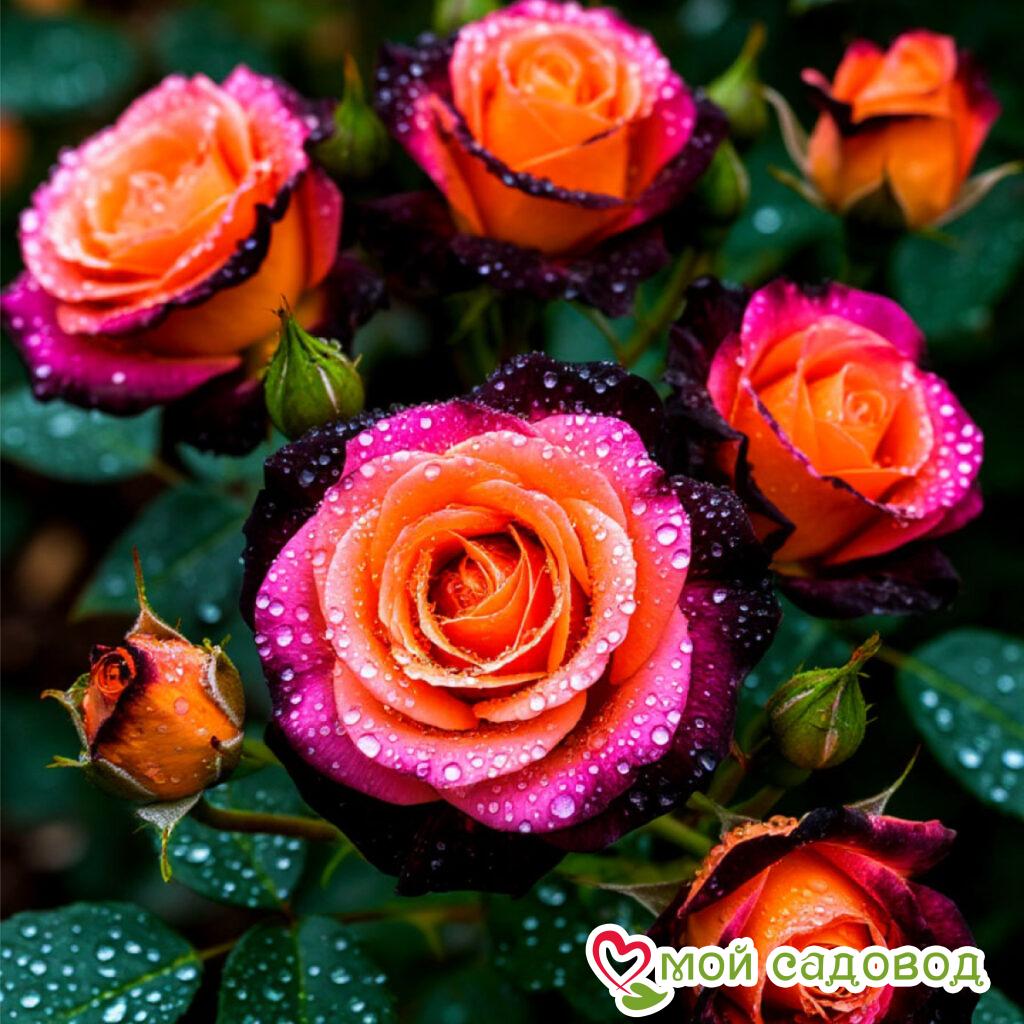 Роза Чайно-гибридная Луно Хилл