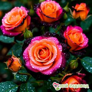 Роза Чайно-гибридная Луно Хилл